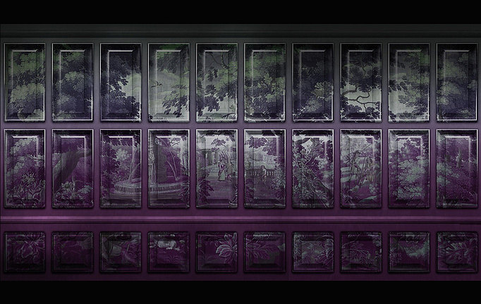 Нидерландские панно и фотообои Muance, коллекция Edition 1 (Violet), артикул MU11035