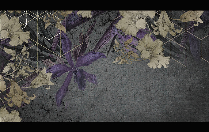 Нидерландские панно и фотообои Muance, коллекция Edition 1 (Violet), артикул MU11075
