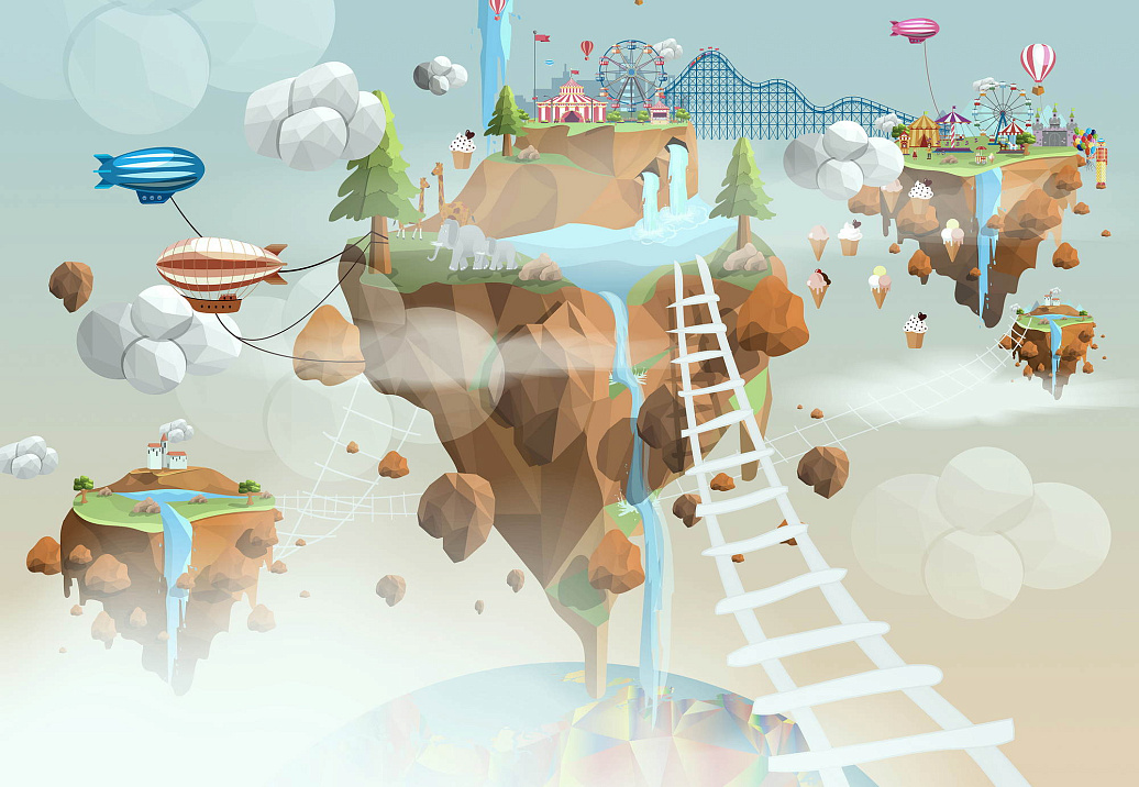 Обои Wall Street Flying Hill 21727
