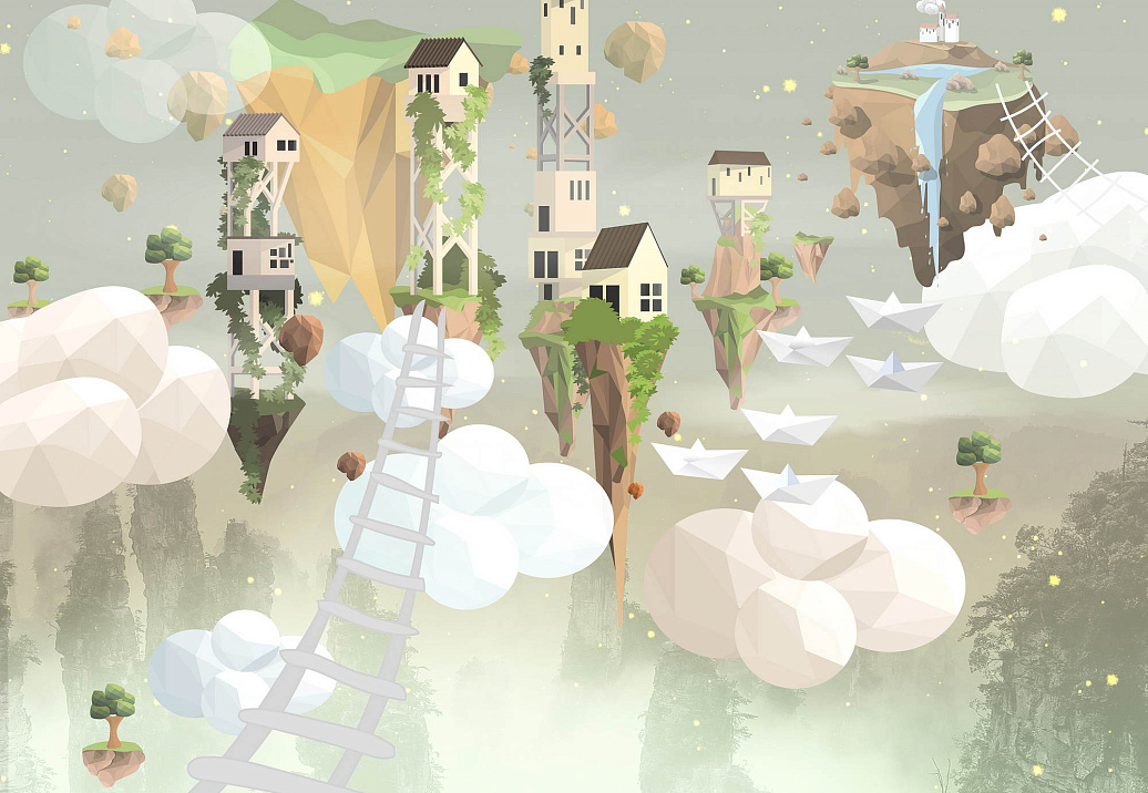 Обои Wall Street Flying Hill 21732