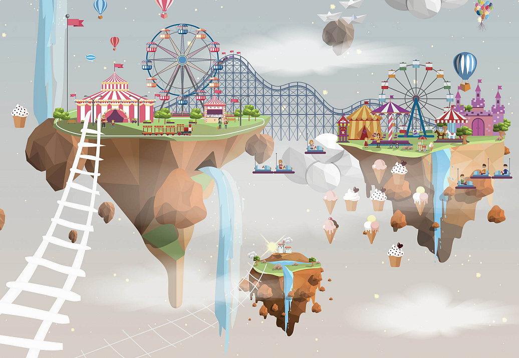 Обои Wall Street Flying Hill 21734