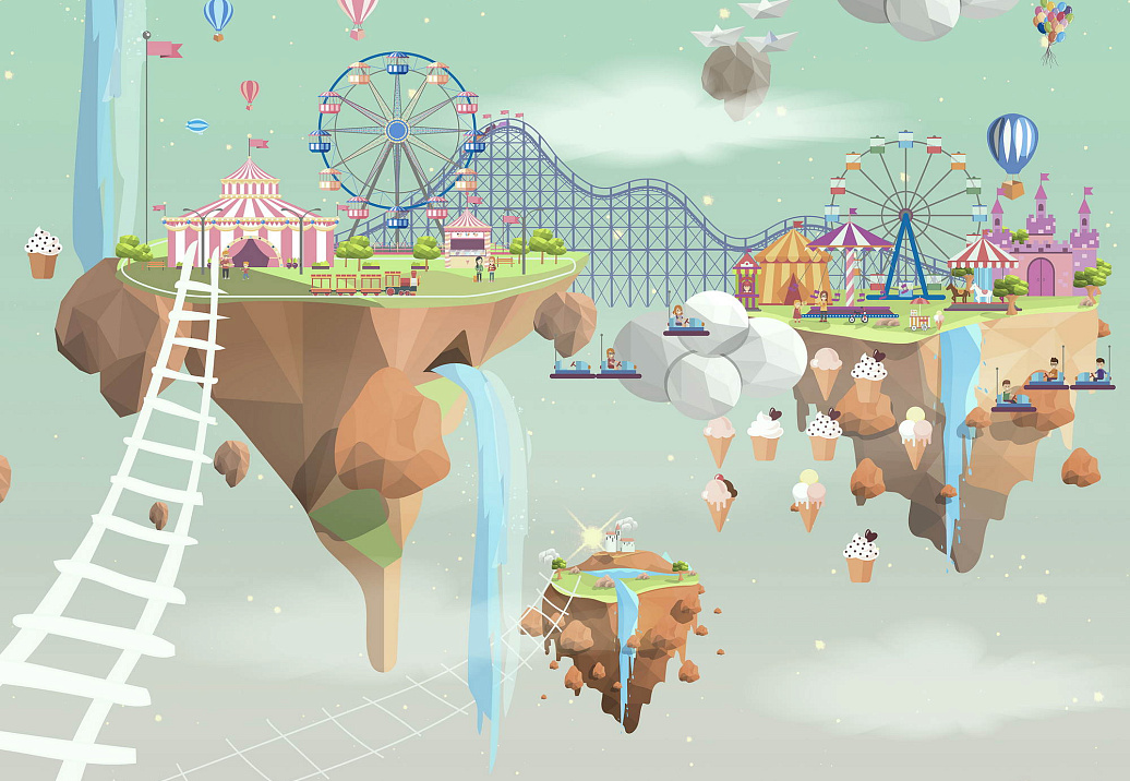 Обои Wall Street Flying Hill 21736