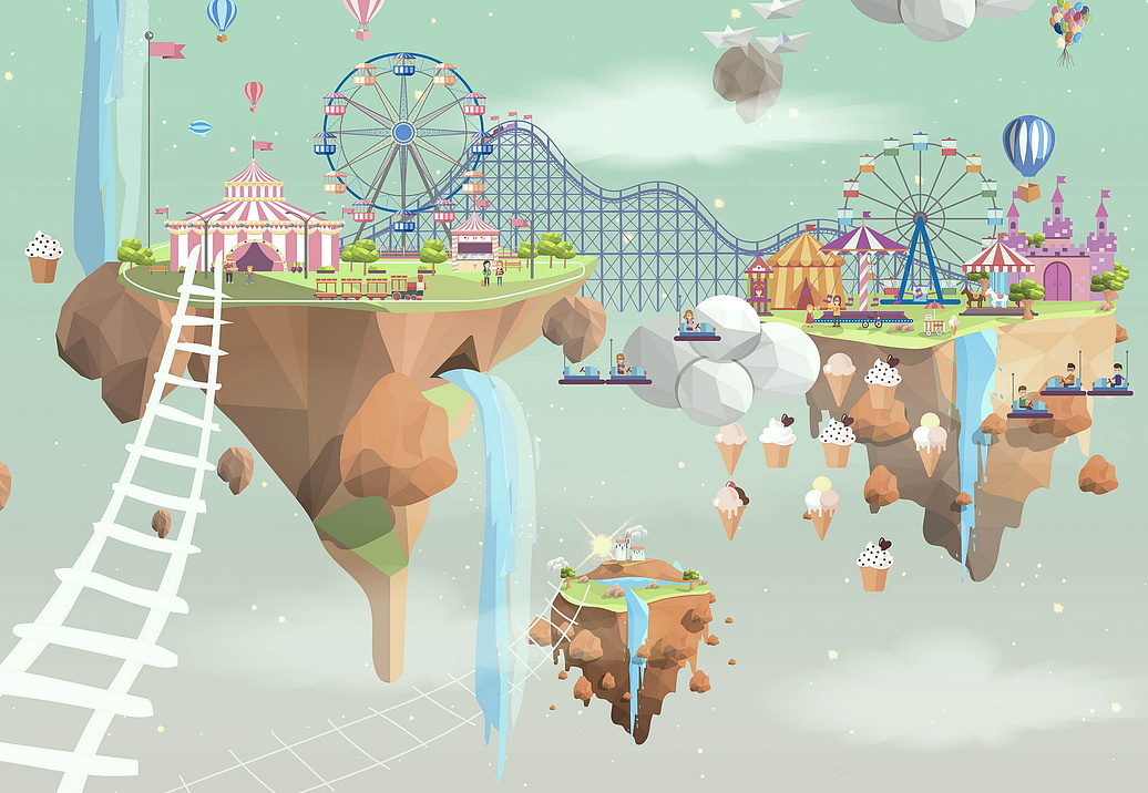 Обои Wall Street Flying Hill 21736