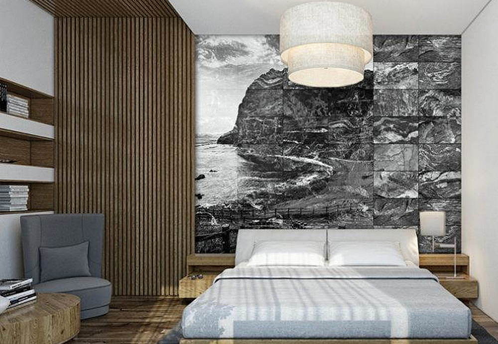 Обои Wall Street Grayscale 16944