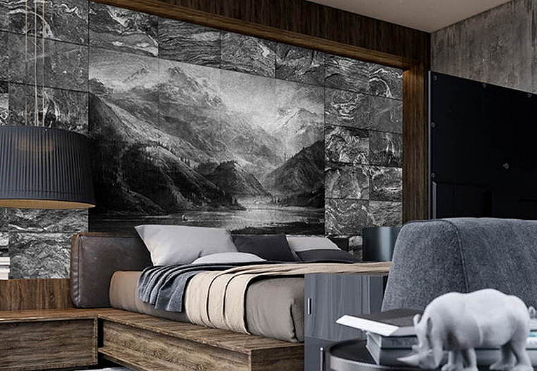 Обои Wall Street Grayscale 16945