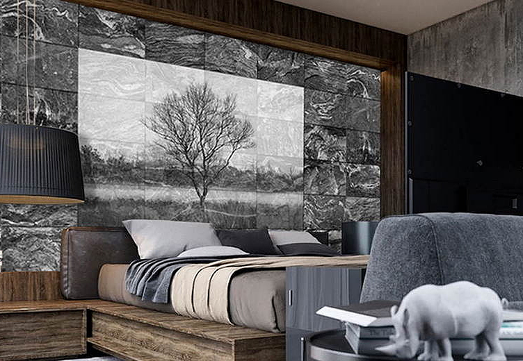 Обои Wall Street Grayscale 16946
