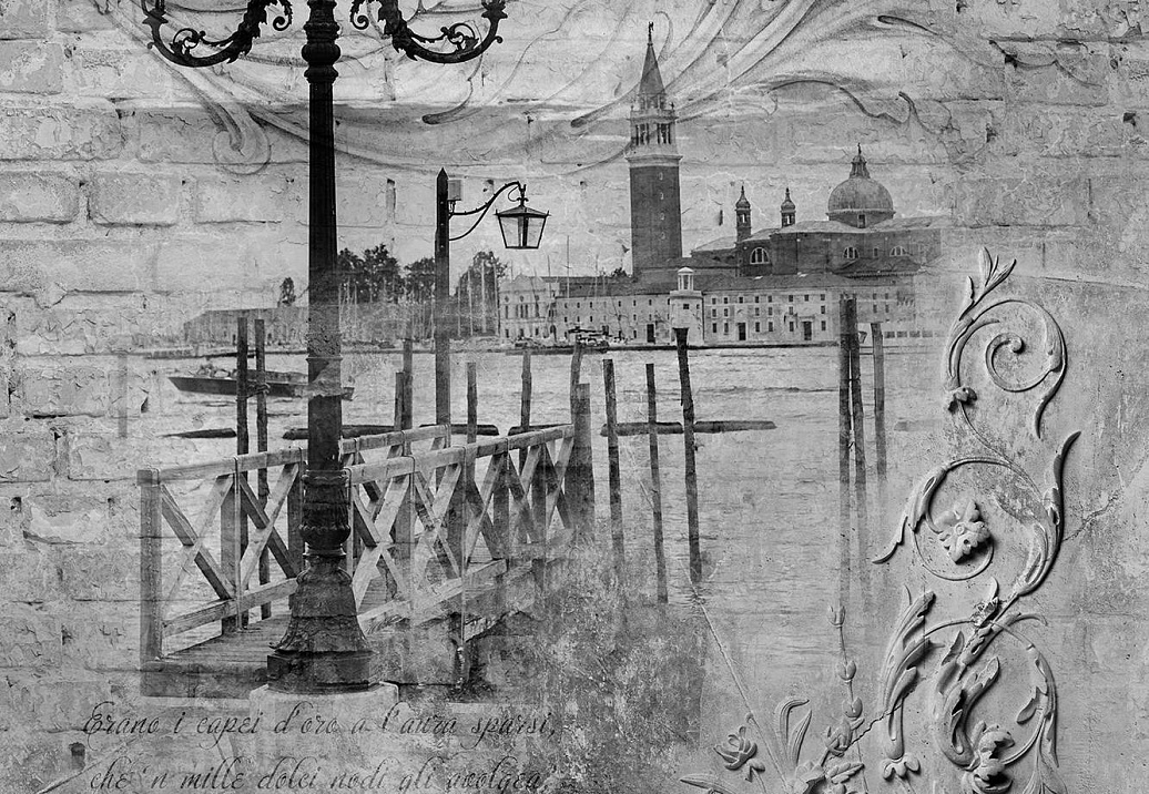 Обои Wall Street Grayscale 16948