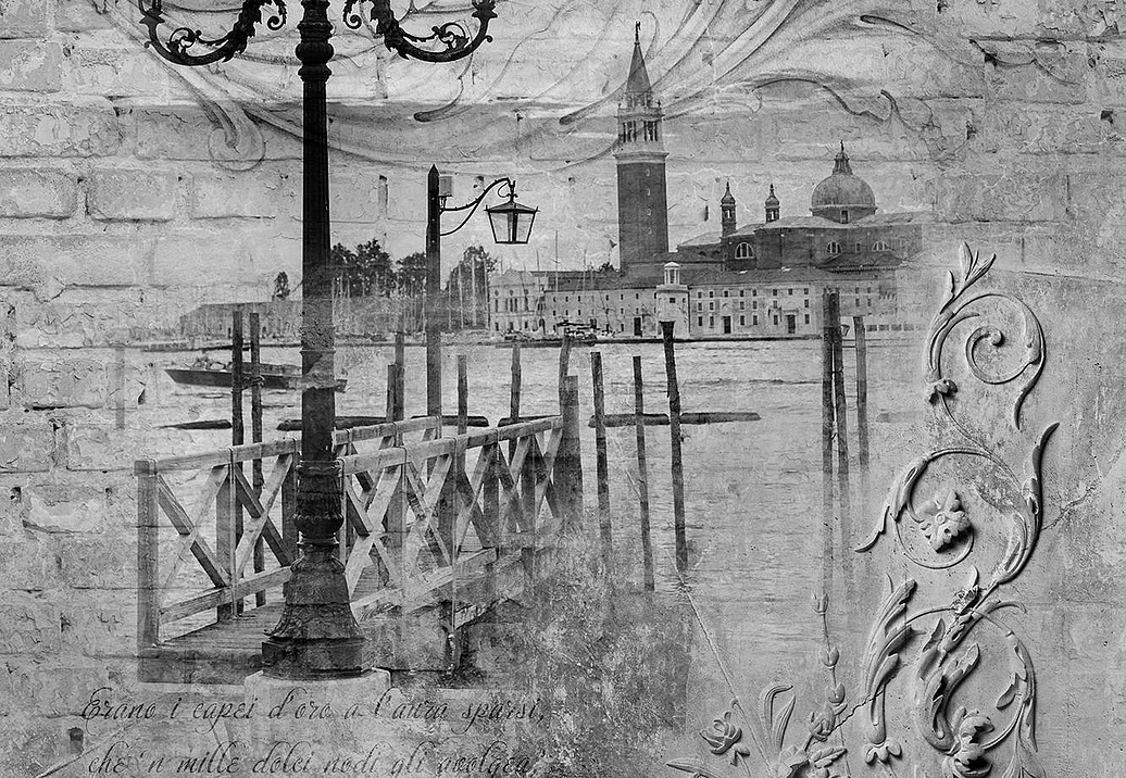 Обои Wall Street Grayscale 16948