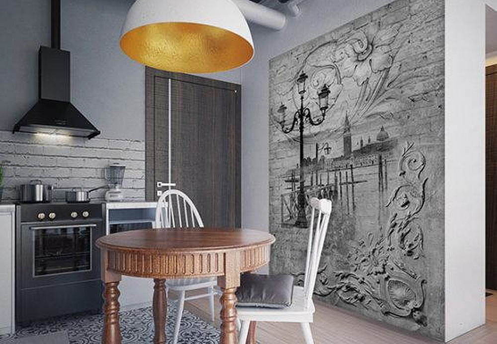 Обои Wall Street Grayscale 16948