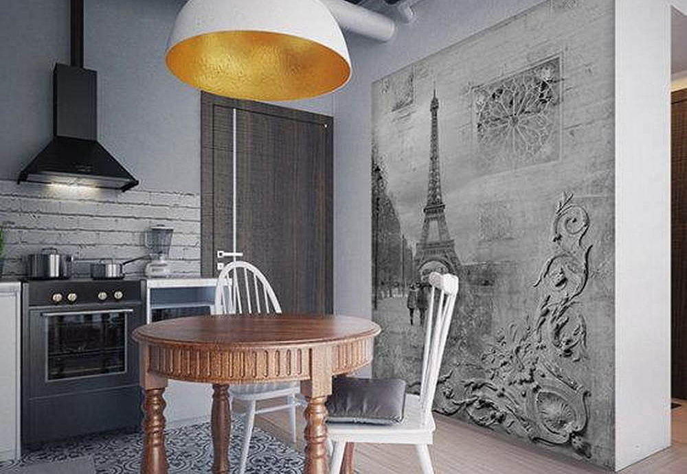 Обои Wall Street Grayscale 16949