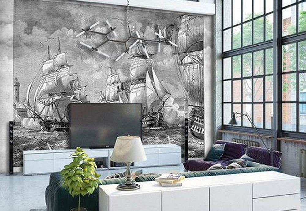 Обои Wall Street Grayscale 16955