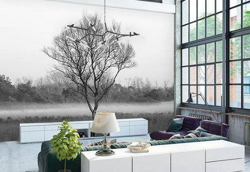 Обои Wall Street Grayscale 16958