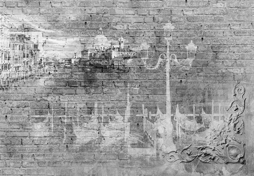 Обои Wall Street Grayscale 16966