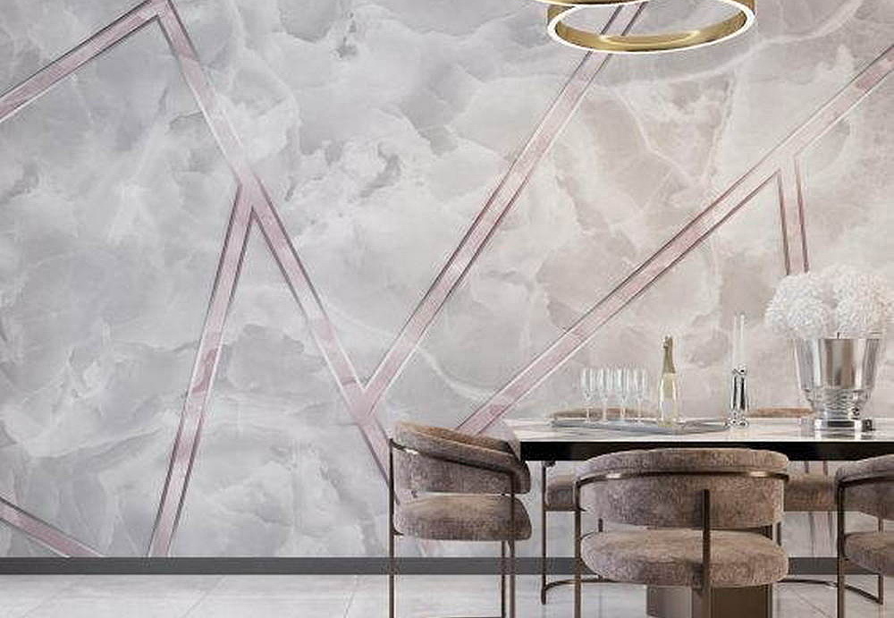 Обои Wall Street Pink it Marble 21026