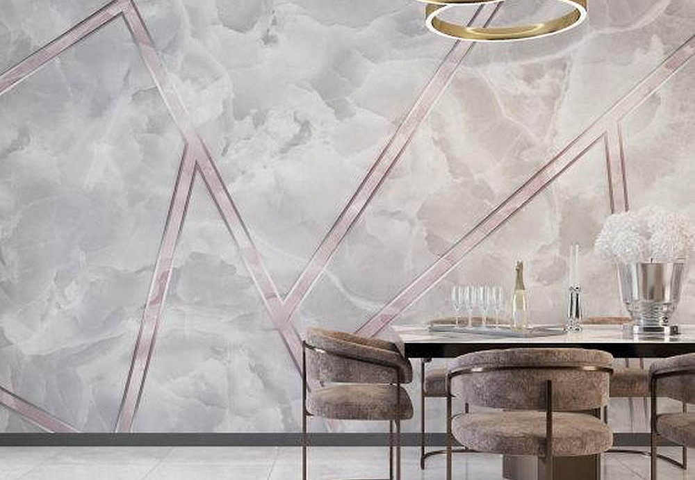 Обои Wall Street Pink it Marble 21026