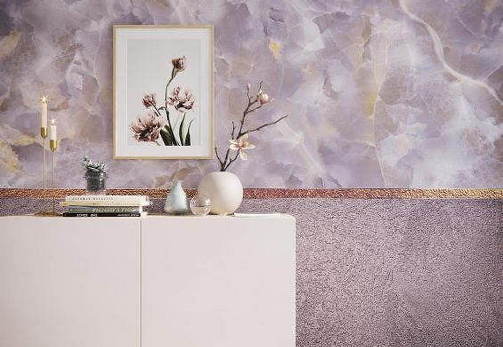 Обои Wall Street Pink it Marble 21028
