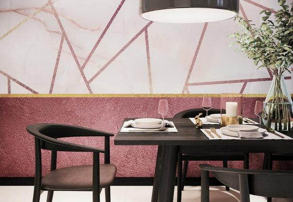 Обои Wall Street Pink it Marble 21029