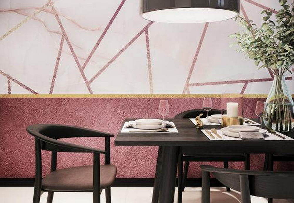 Обои Wall Street Pink it Marble 21029