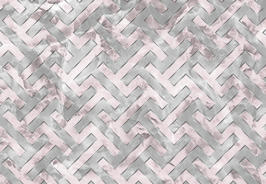 Обои Wall Street Pink it Marble 21040