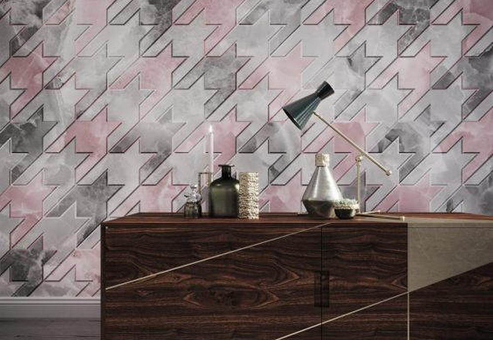 Обои Wall Street Pink it Marble 21048