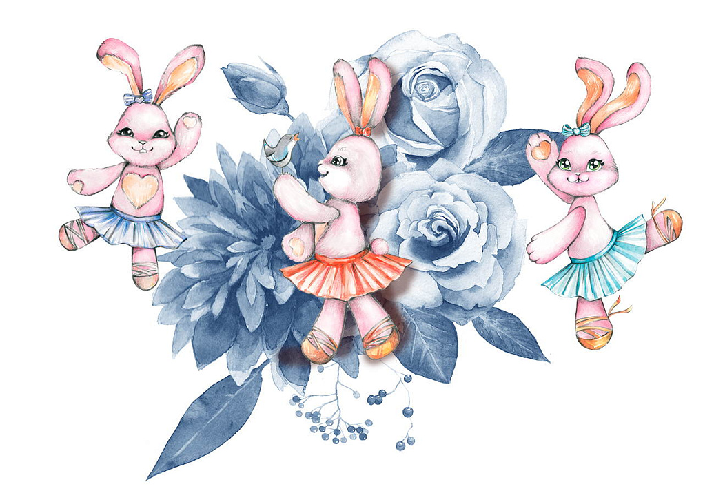 Обои Wall Street Rabbit Room 21305