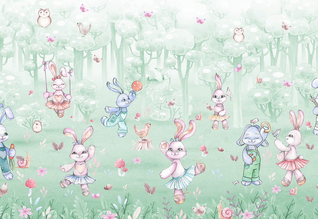 Обои Wall Street Rabbit Room 21310