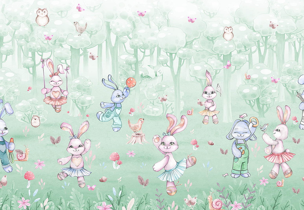 Обои Wall Street Rabbit Room 21310