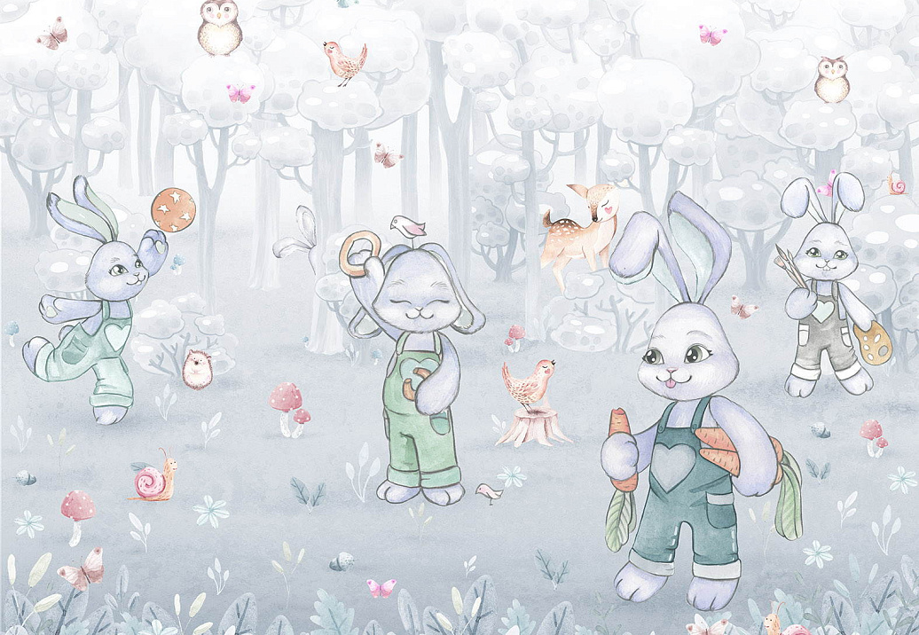 Обои Wall Street Rabbit Room 21313
