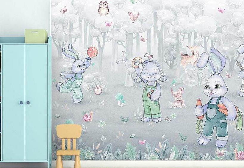 Обои Wall Street Rabbit Room 21313