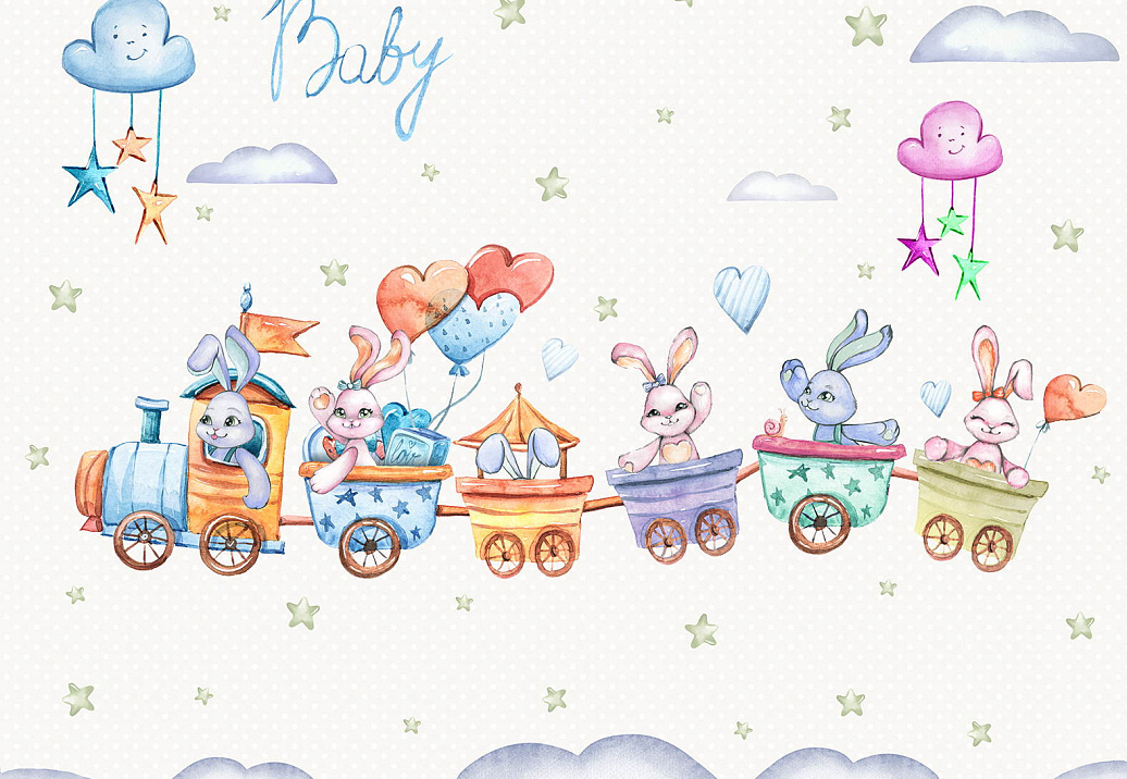 Обои Wall Street Rabbit Room 21316
