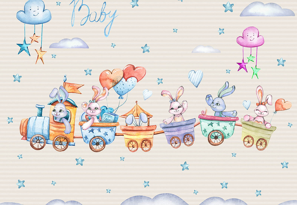 Обои Wall Street Rabbit Room 21317
