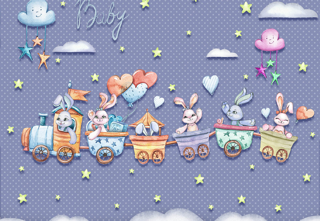 Обои Wall Street Rabbit Room 21318