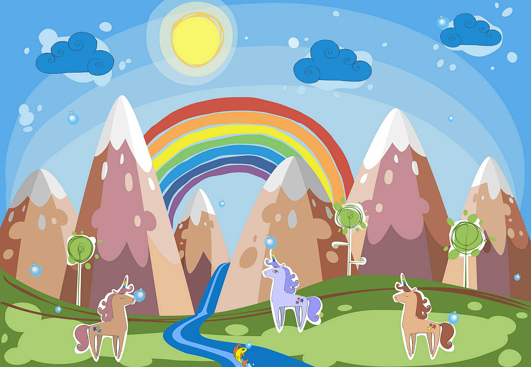 Обои Wall Street Unicorn Valley 20705