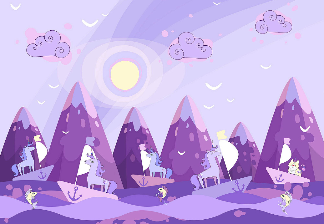 Обои Wall Street Unicorn Valley 20709