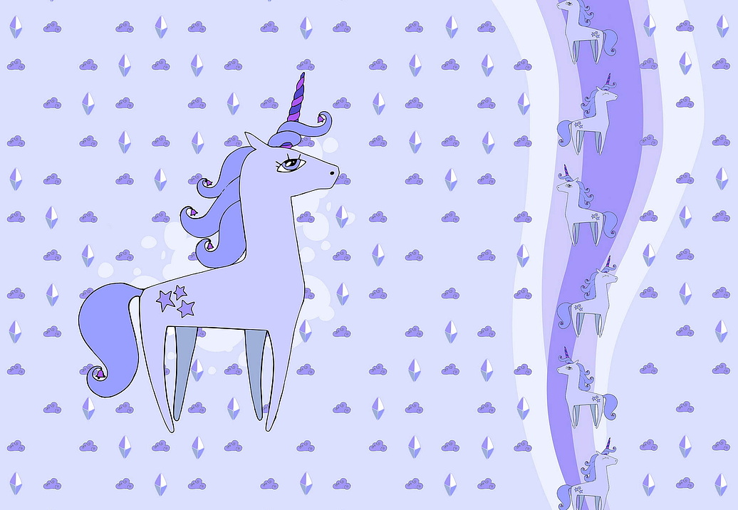 Обои Wall Street Unicorn Valley 20710