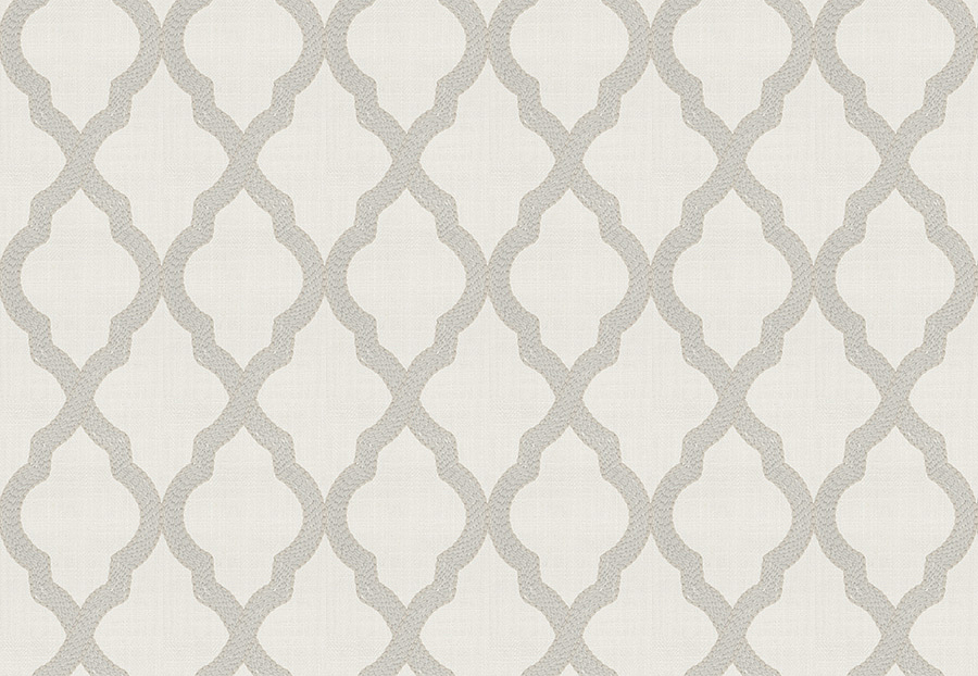 Ткань Fabricut Chromatics Vol.XXIII Zinc Oryza ogee/Dove