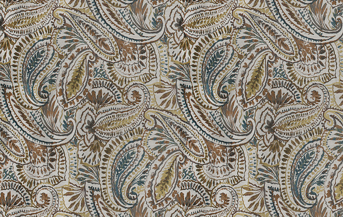 Американская ткань Fabricut, коллекция Color Studio Vol.VII Copper, артикул Lotusland/Jungle