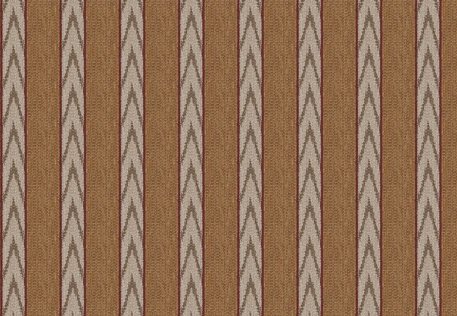 Ткань Fabricut Color Studio Vol.VII Copper Navajo stripe/Amber