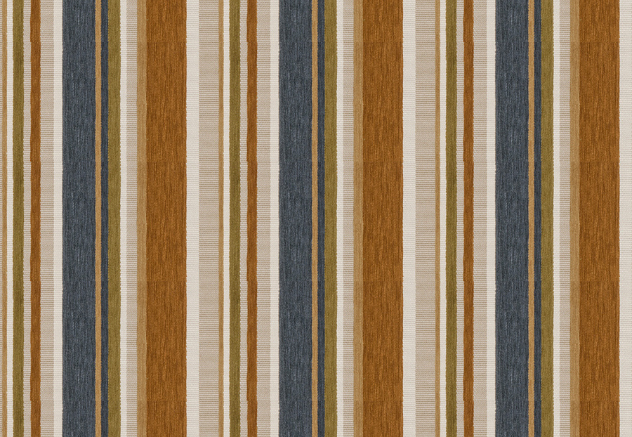 Ткань Fabricut Color Studio Vol.VII Copper Manhattan stripe/Amber
