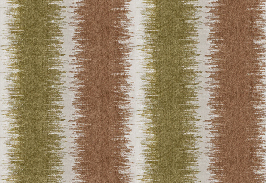 Ткань Fabricut Color Studio Vol.VII Copper Shibori stripe/Ginger