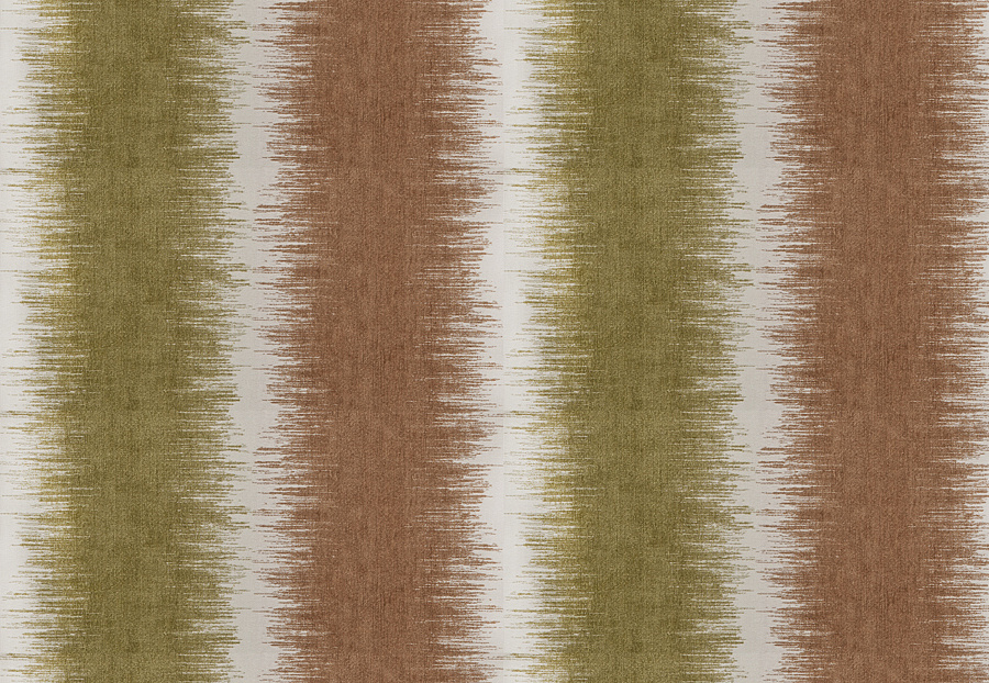 Ткань Fabricut Color Studio Vol.VII Copper Shibori stripe/Ginger