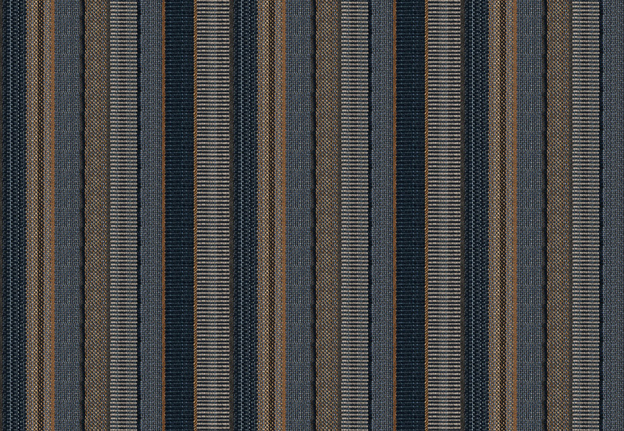 Ткань Fabricut Color Studio Vol.VII Navy Rustic stripe/Indigo