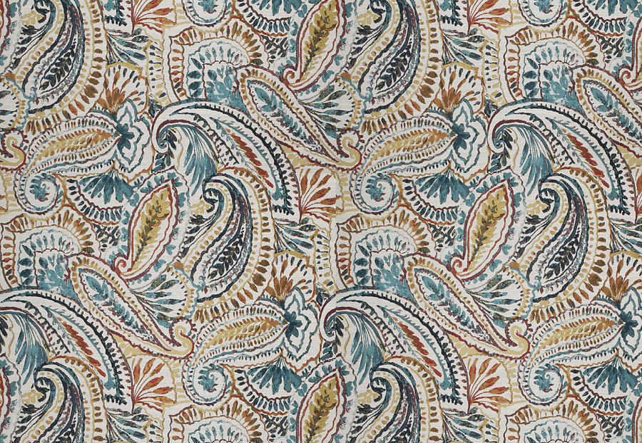 Ткань Fabricut Color Studio Vol.VII Navy Lotusland/Jewel