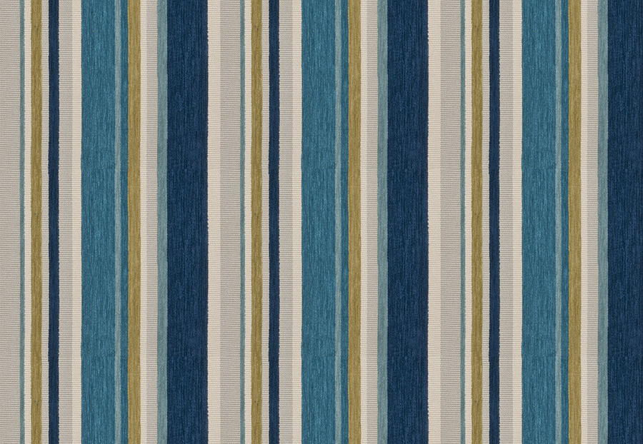 Ткань Fabricut Color Studio Vol.VII Navy Manhattan stripe/Ocean
