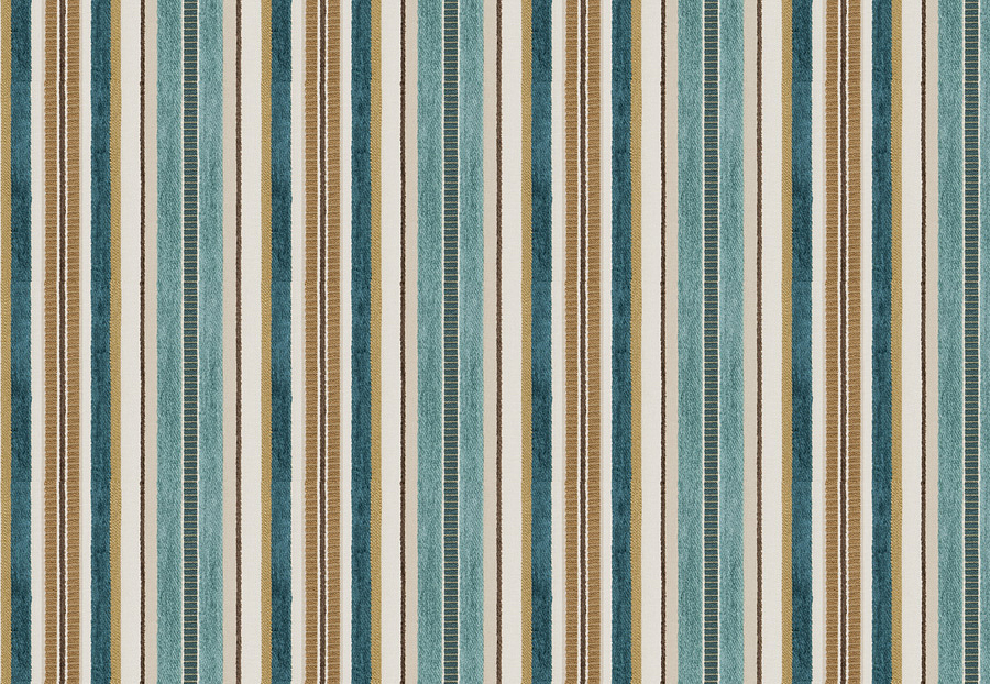 Ткань Fabricut Color Studio Vol.VIII Peacock Parlor stripe/Peacock