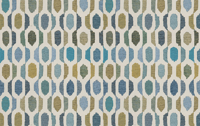 Американская ткань Fabricut, коллекция Color Studio Vol.VIII Peacock, артикул Enthusiast/Cerulean