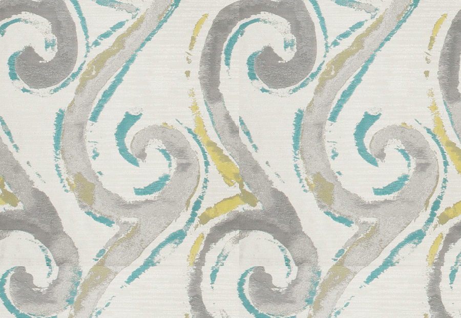 Ткань Fabricut Color Studio Vol.VIII Peacock Seascroll/Azure