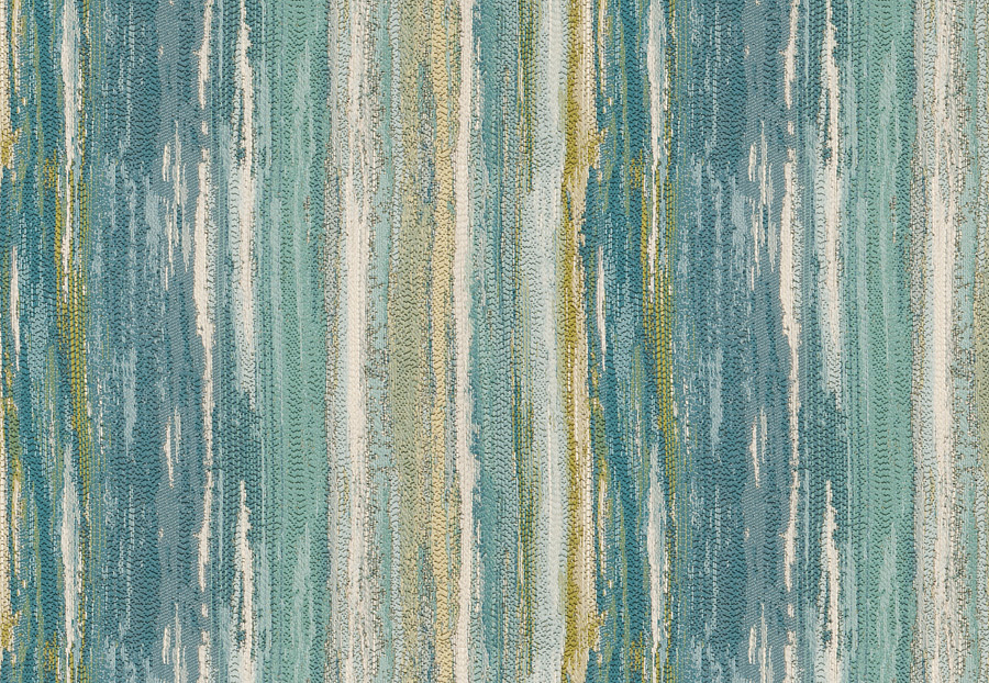 Ткань Fabricut Color Studio Vol.VIII Peacock Festival/Aquamarine