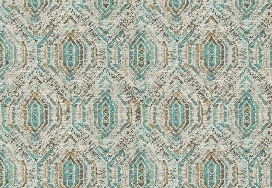 Ткань Fabricut Color Studio Vol.VIII Peacock Flea market/Teal