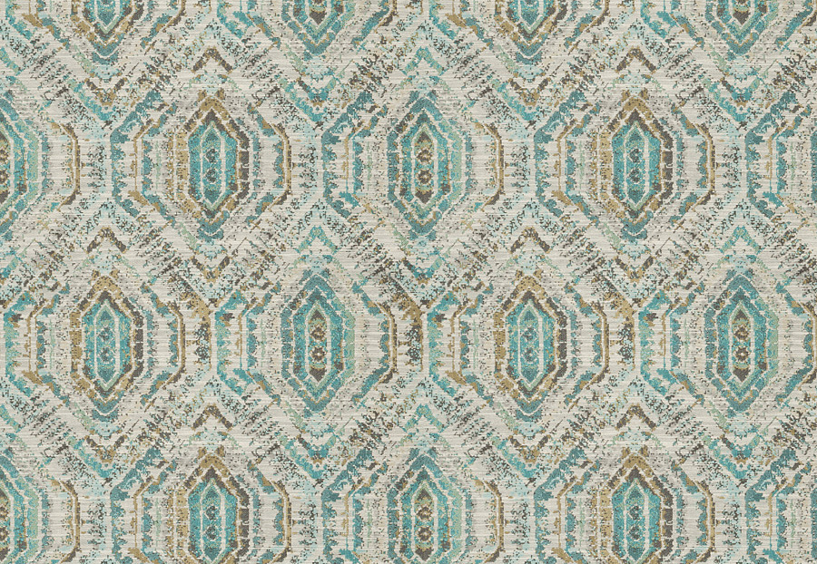 Ткань Fabricut Color Studio Vol.VIII Peacock Flea market/Teal
